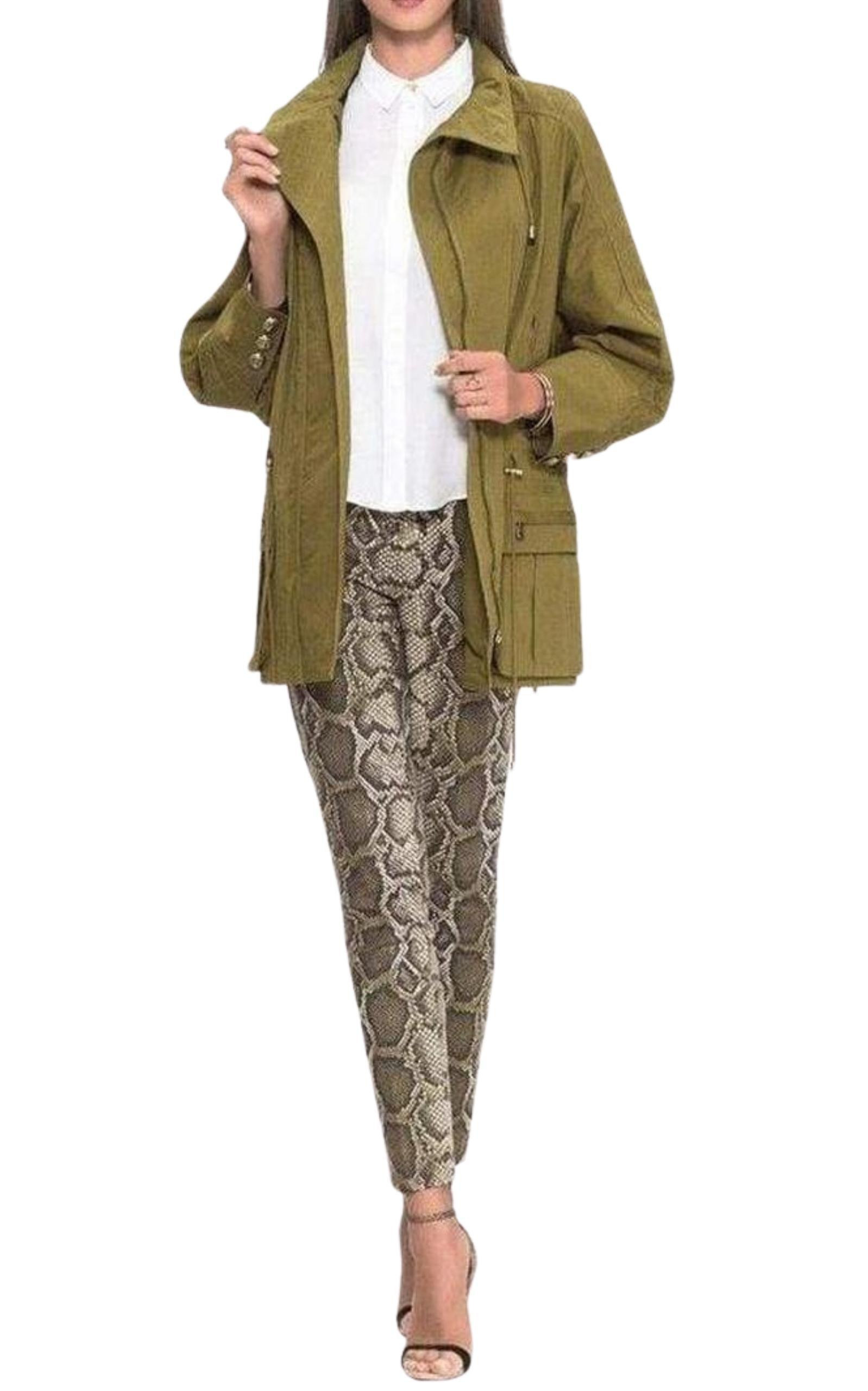 Quilted Trench Coat - 2