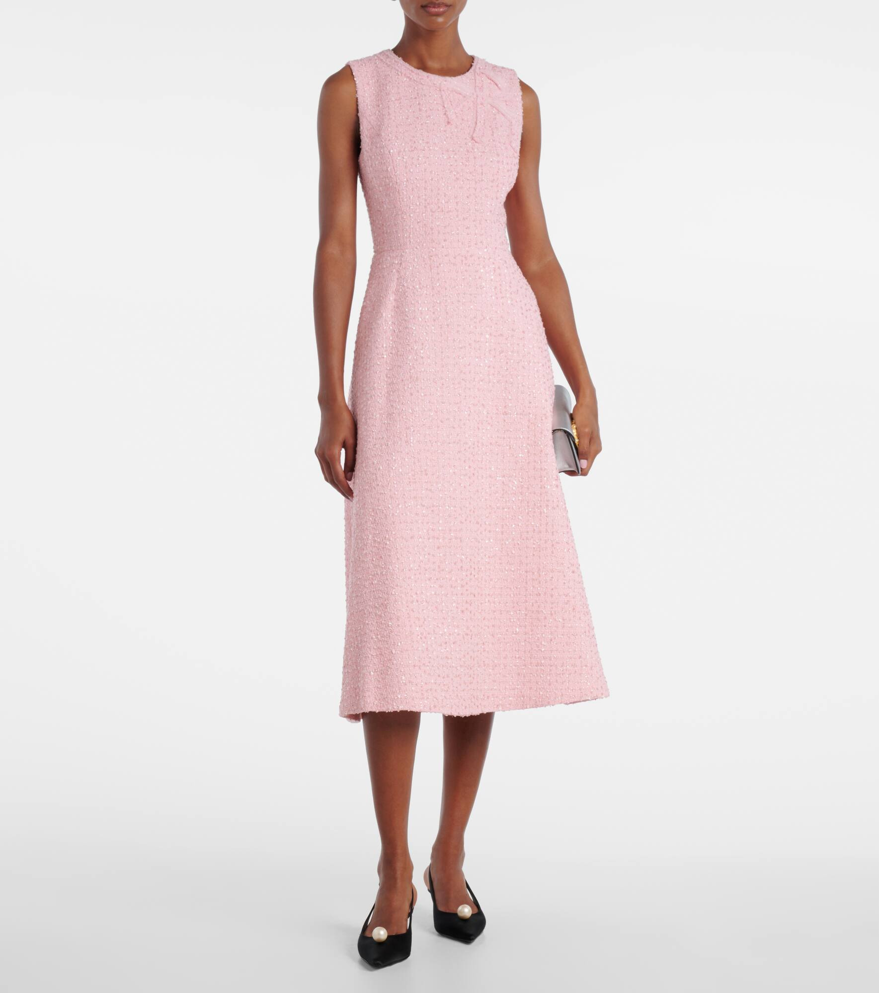 Bow-detail midi dress - 2