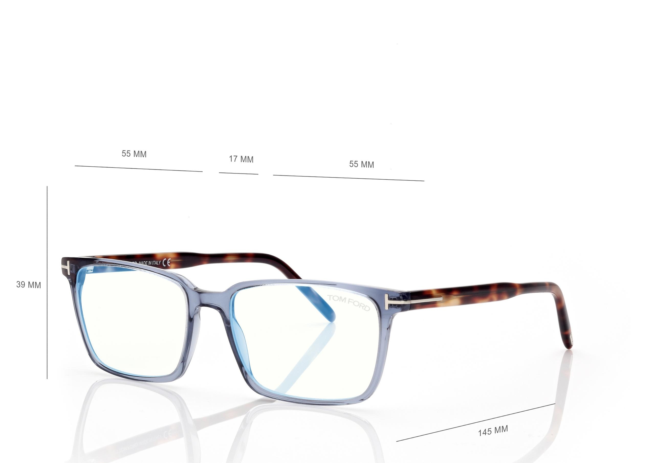 BLUE BLOCK SQUARE OPTICALS - 4