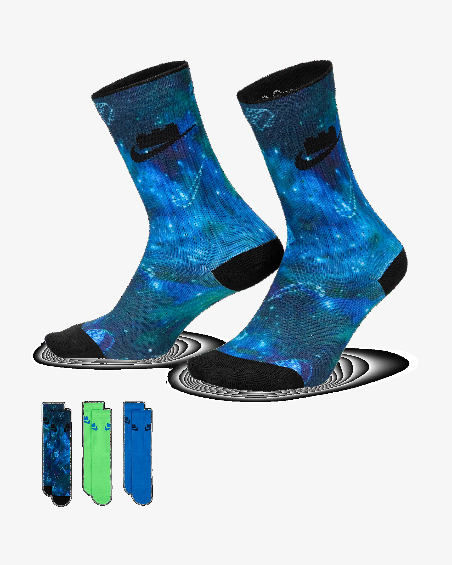 Nike x LEGO® Collection Everyday Essentials Crew Socks (3 Pairs) - 1