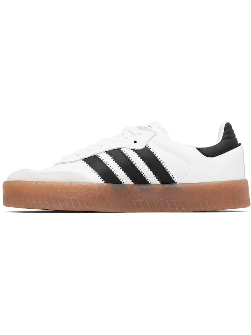 adidas Originals White Sambae Sneakers outlook