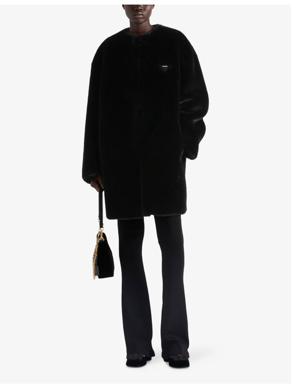 Aspen Round-Neck Faux-Fur Coat - 2