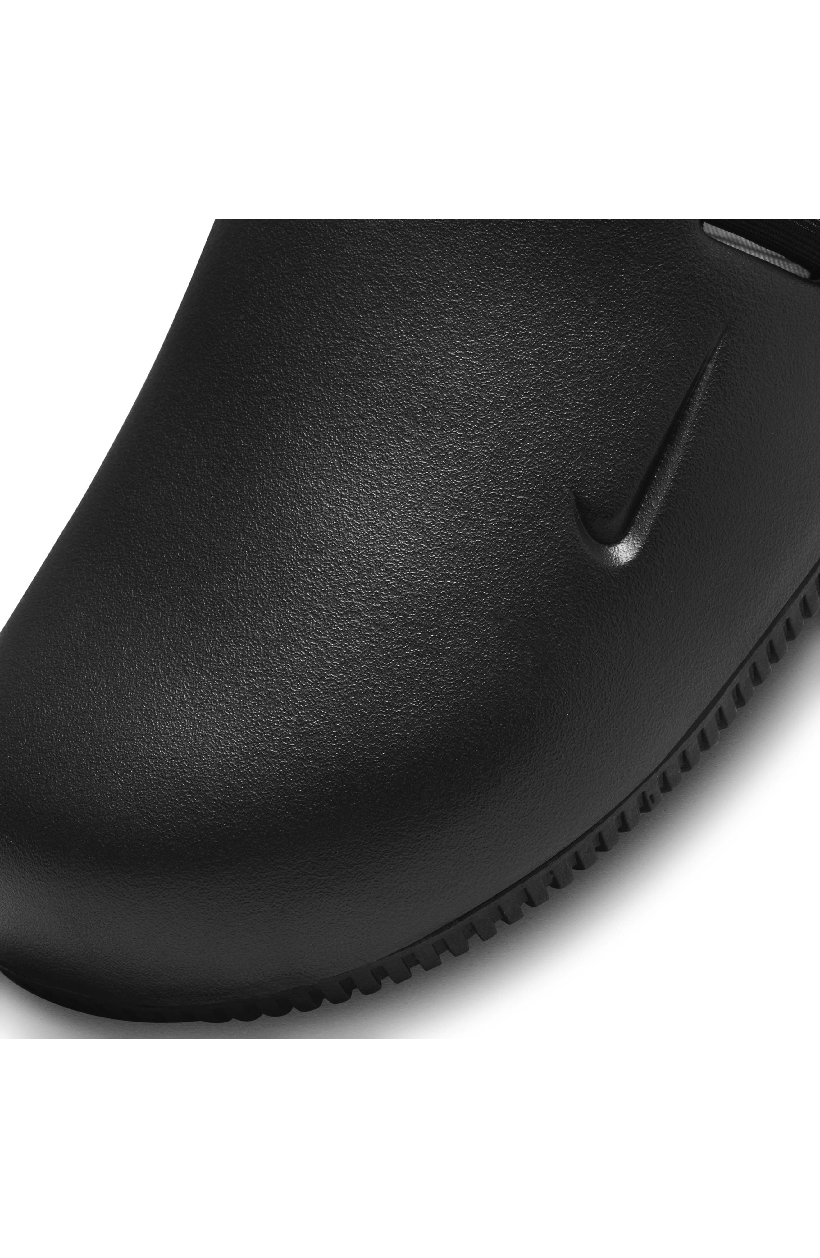 Nike Calm Convertible Slingback Mule in Black/Black at Nordstrom - 7