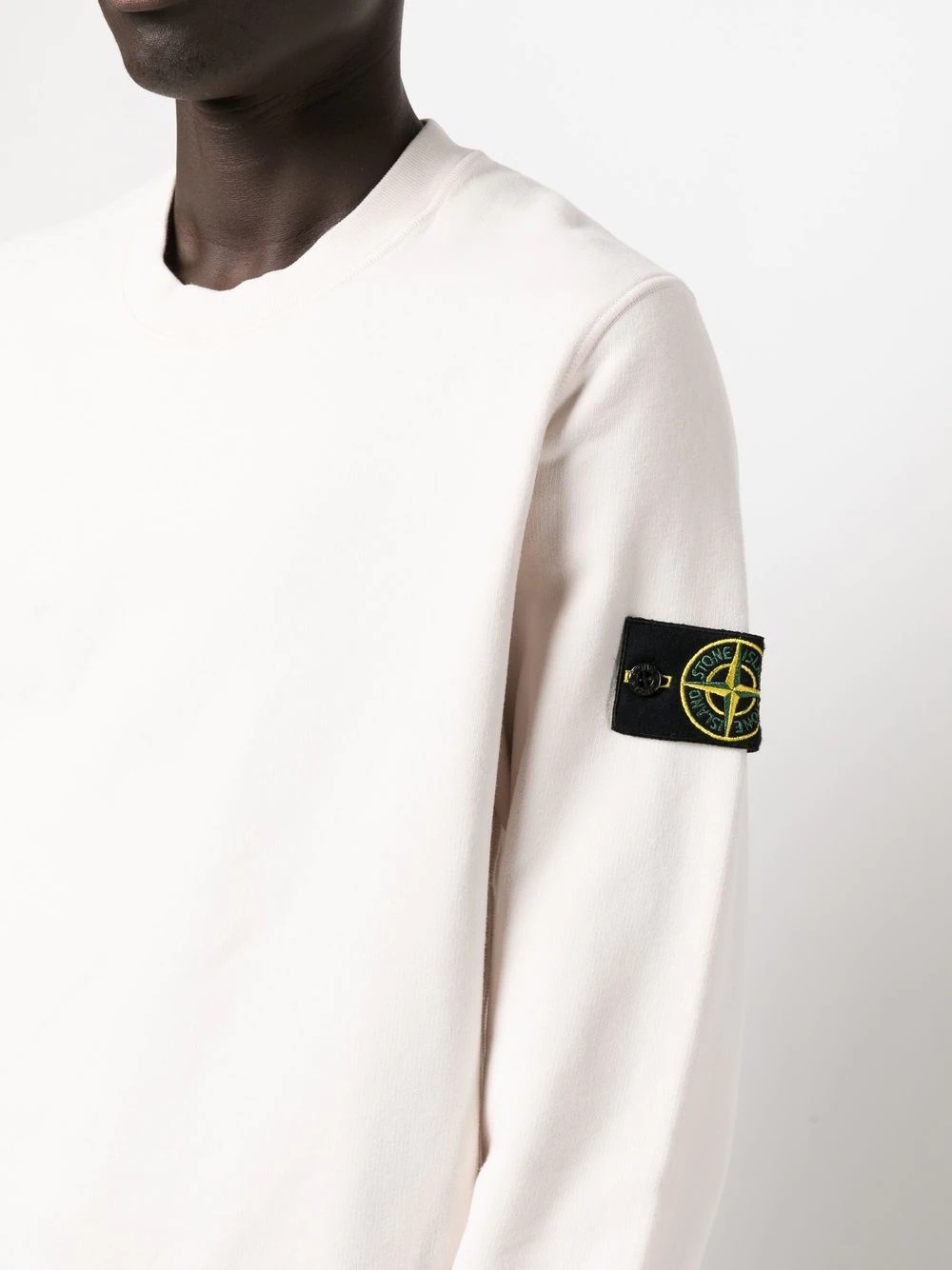 Compass-patch crew-neck sweatshirt - 5