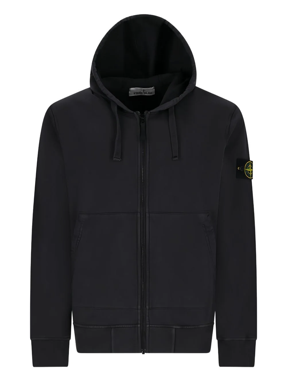 hooded zip-up hoodie - 1