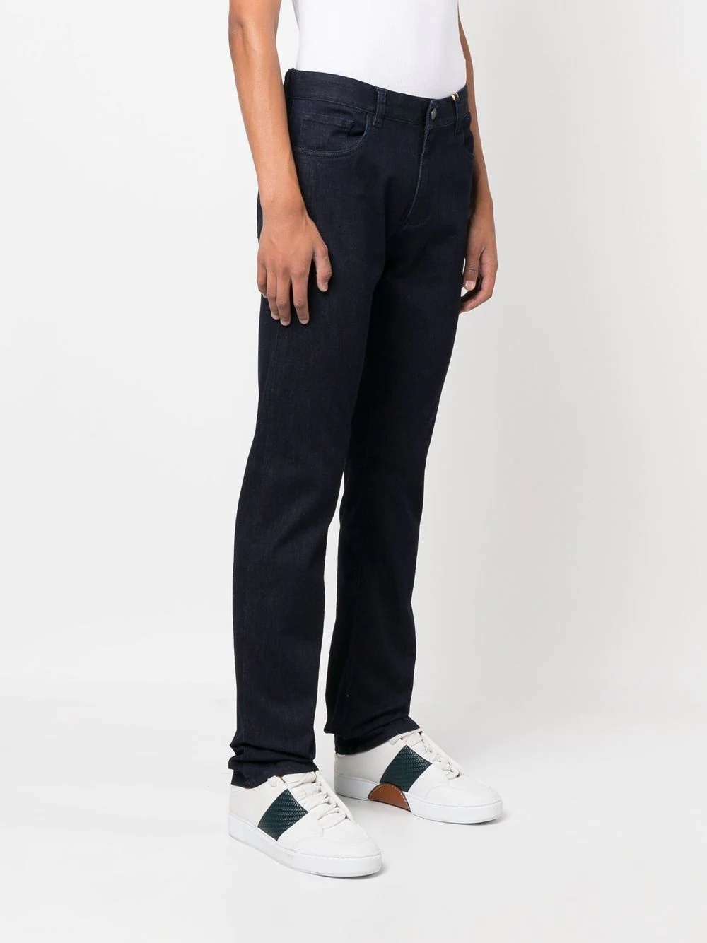 straight-leg mid-rise jeans - 3