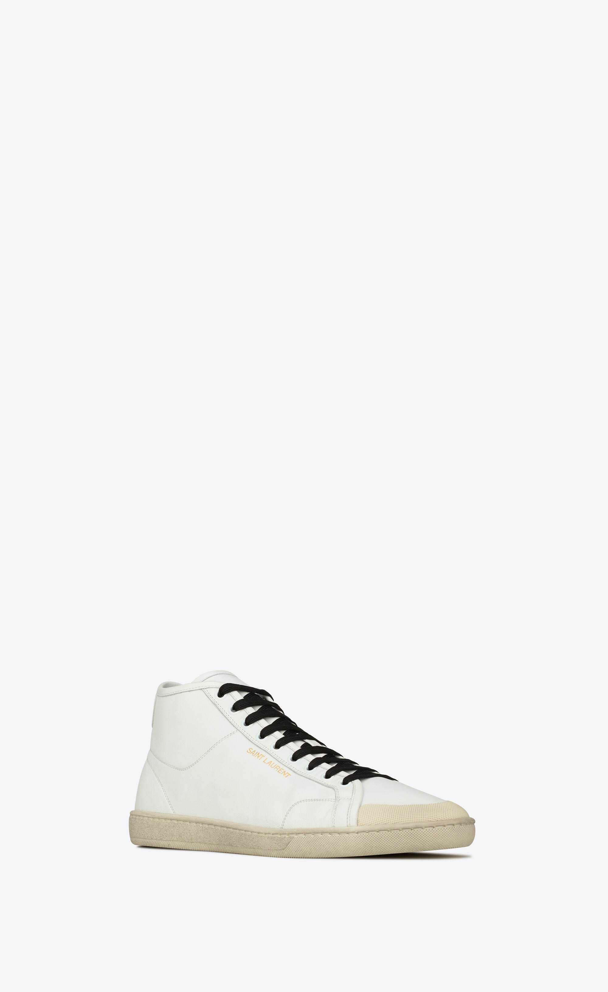 court classic sl/39 mid-top sneakers in grained leather - 4