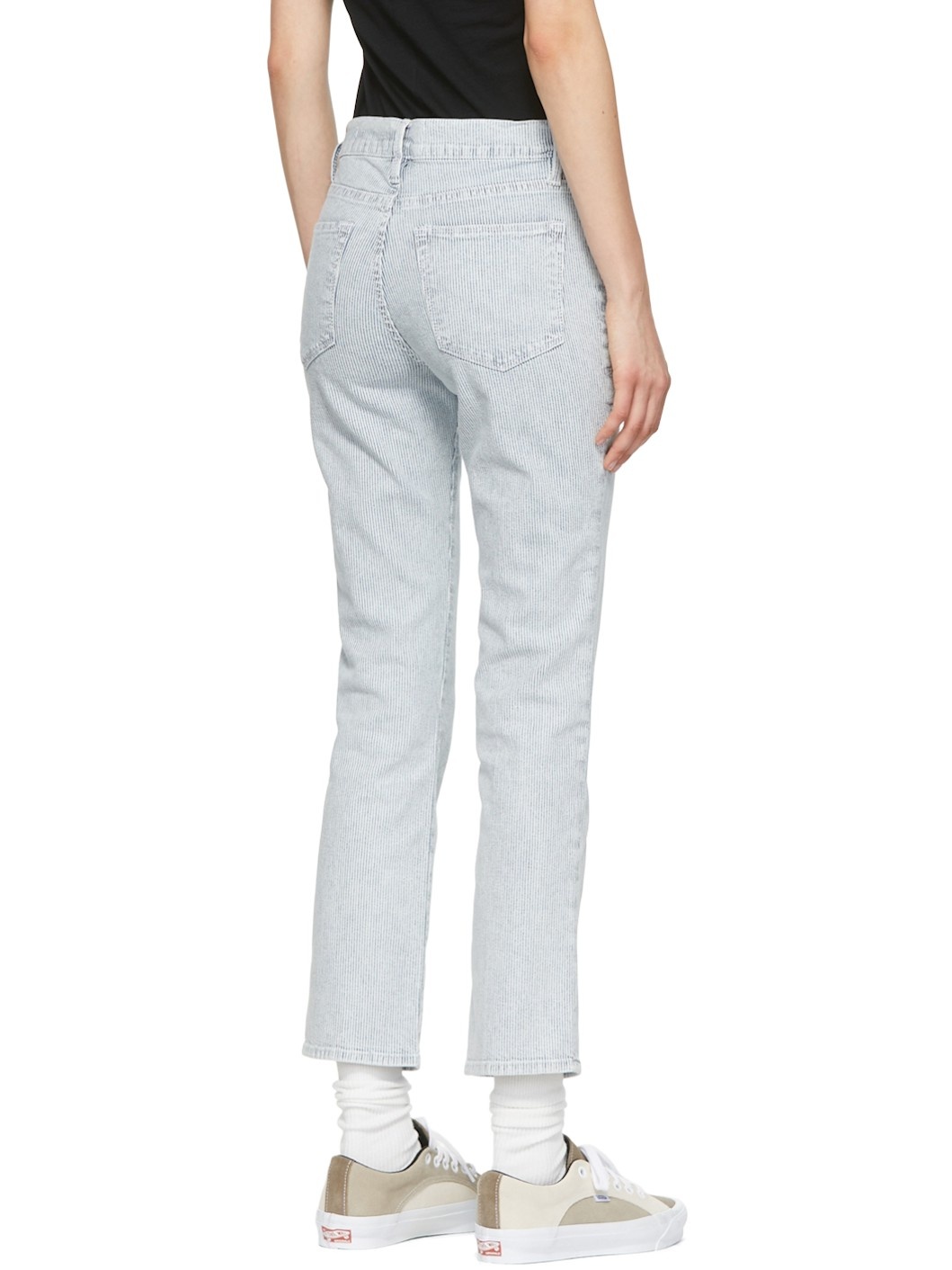 Blue 'Le High' Straight Jeans - 3