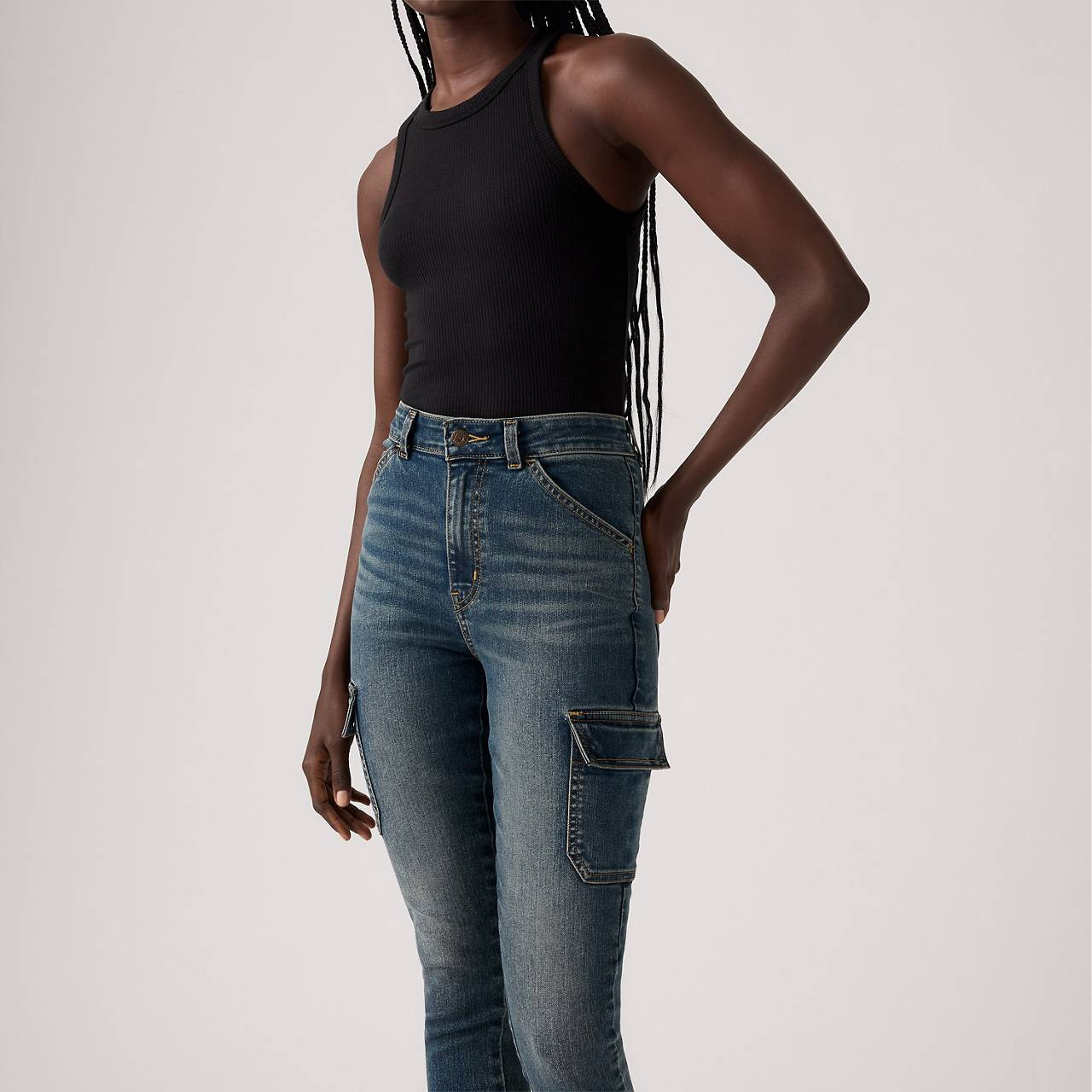 721 HIGH RISE SKINNY CARGO WOMEN'S PANTS - 6