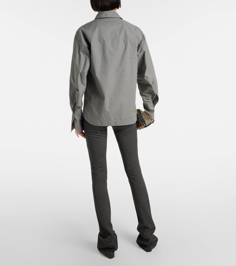 Eliza asymmetric cotton canvas shirt 3