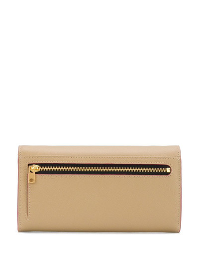 Marni logo print wallet outlook