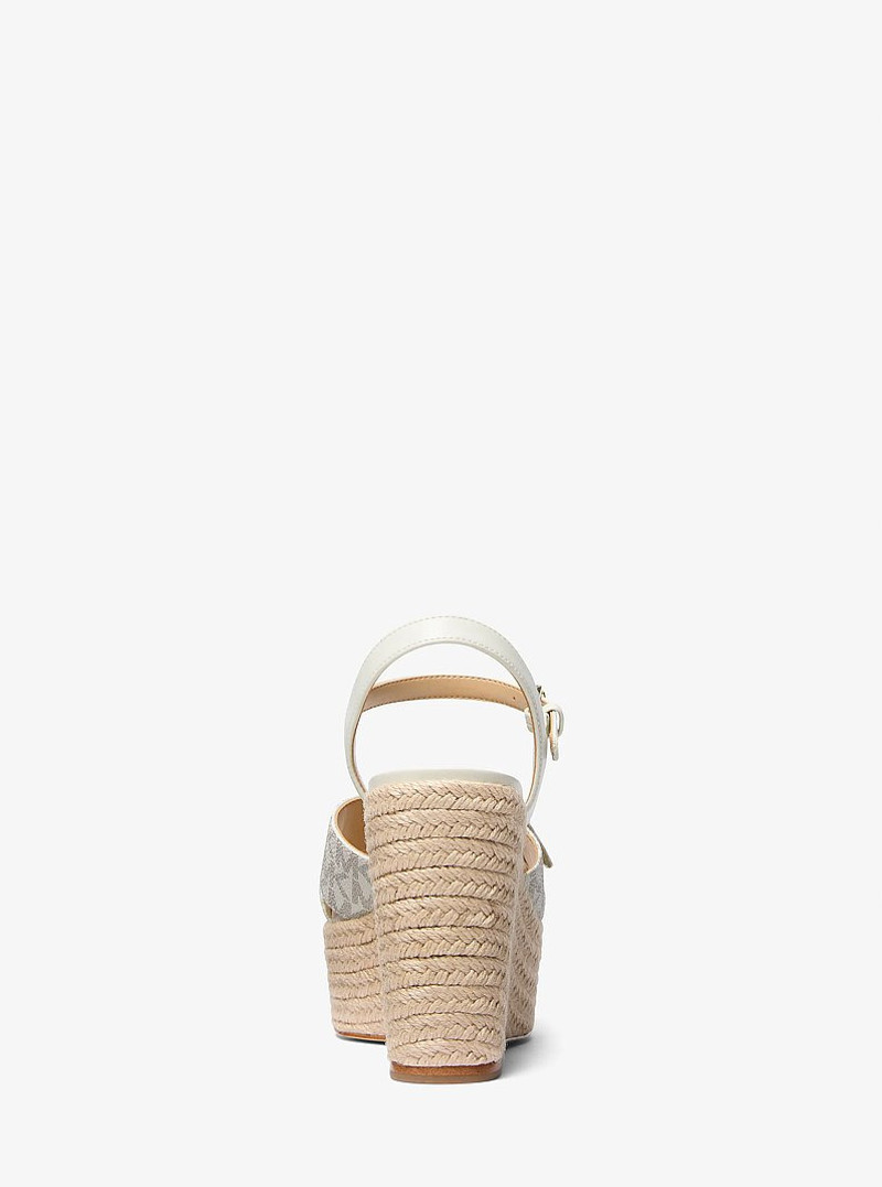 Hannah Signature Logo Wedge Sandal 3