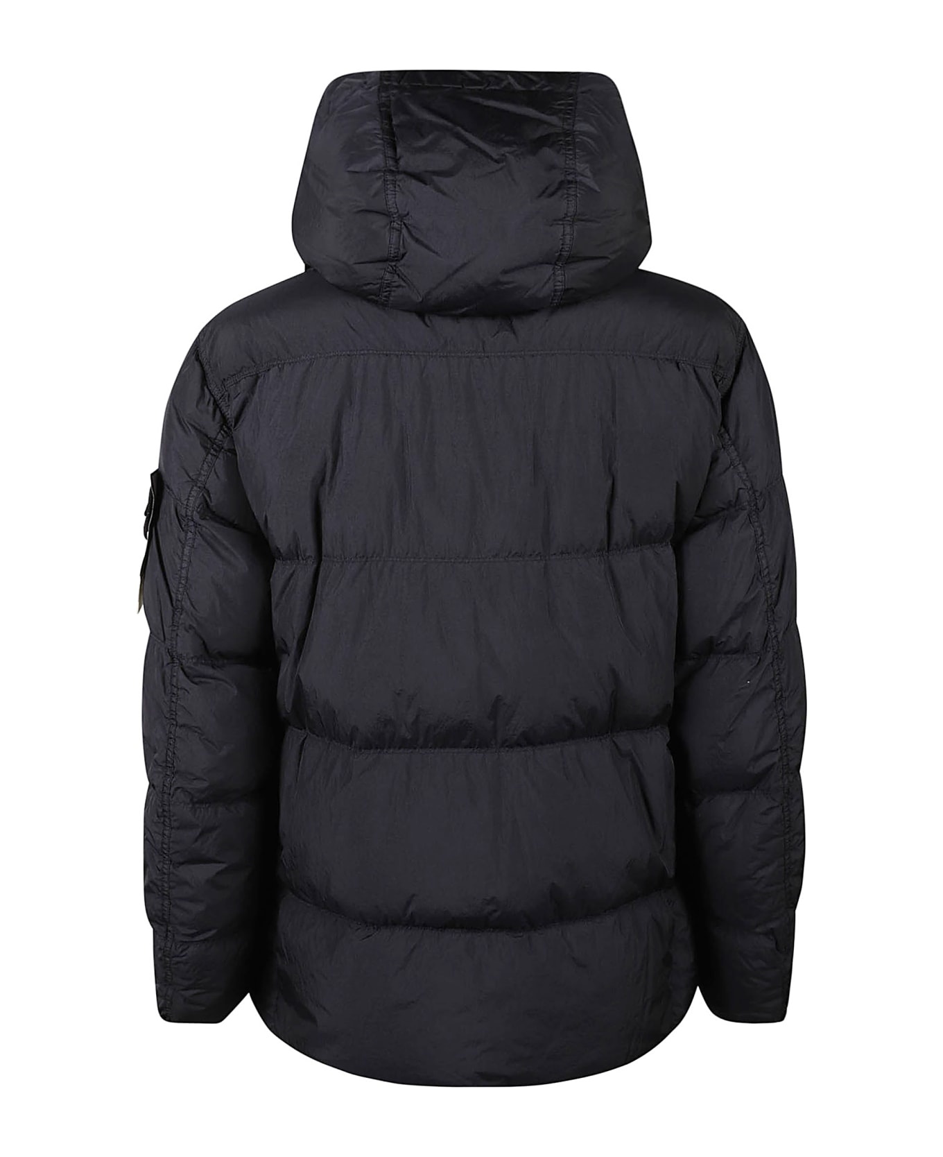 Large Pocket Logo Patched Padded Jacket - 2