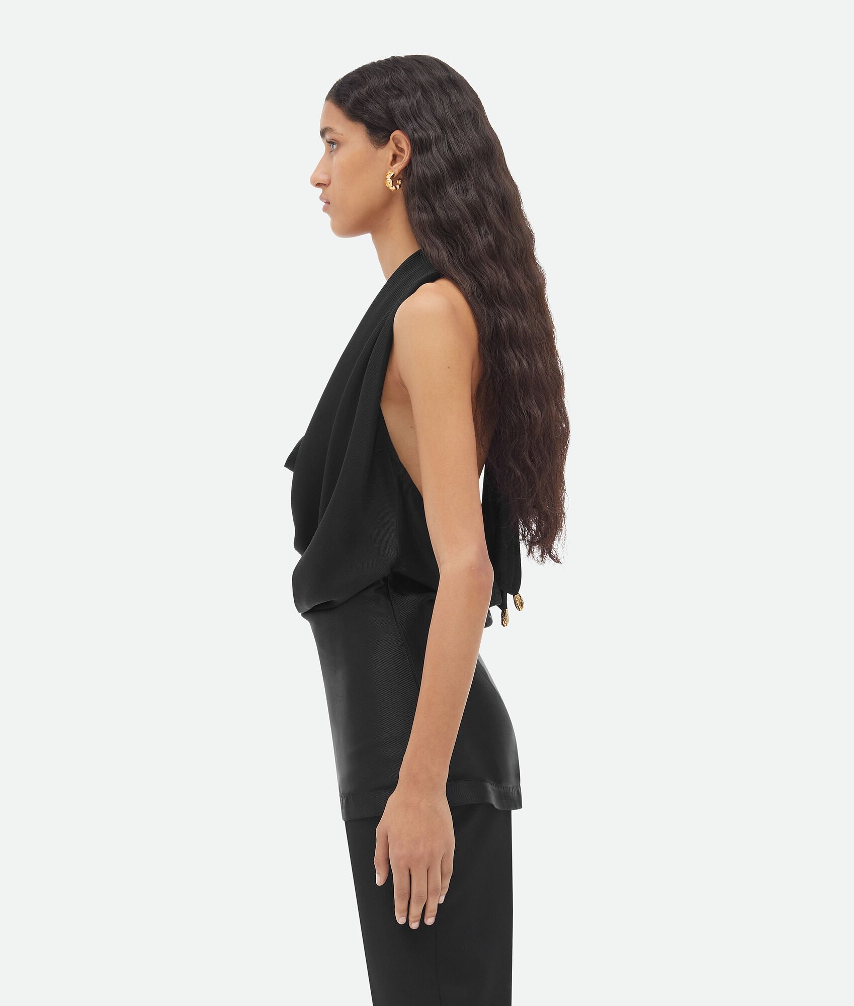 Fluid Viscose Draped Top - 2