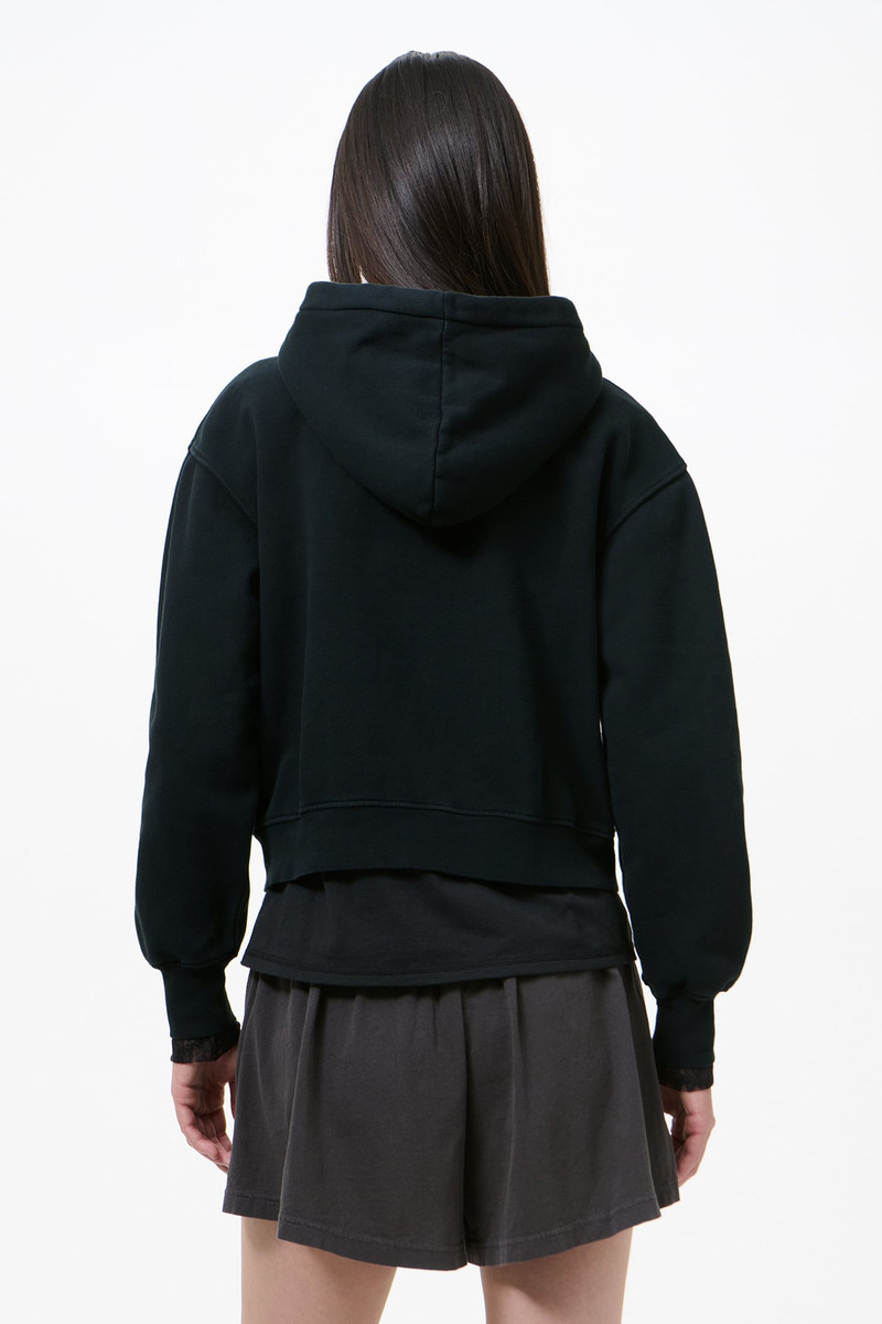 Mischief Hood Washed Black Star Fleece 6