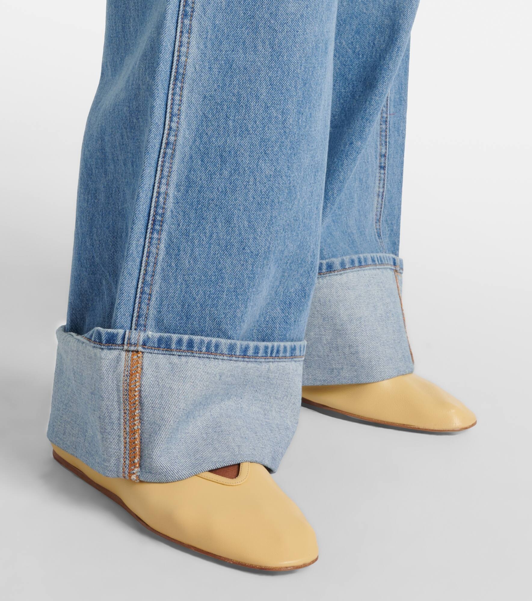 Taylor high-rise wide-leg jeans - 5