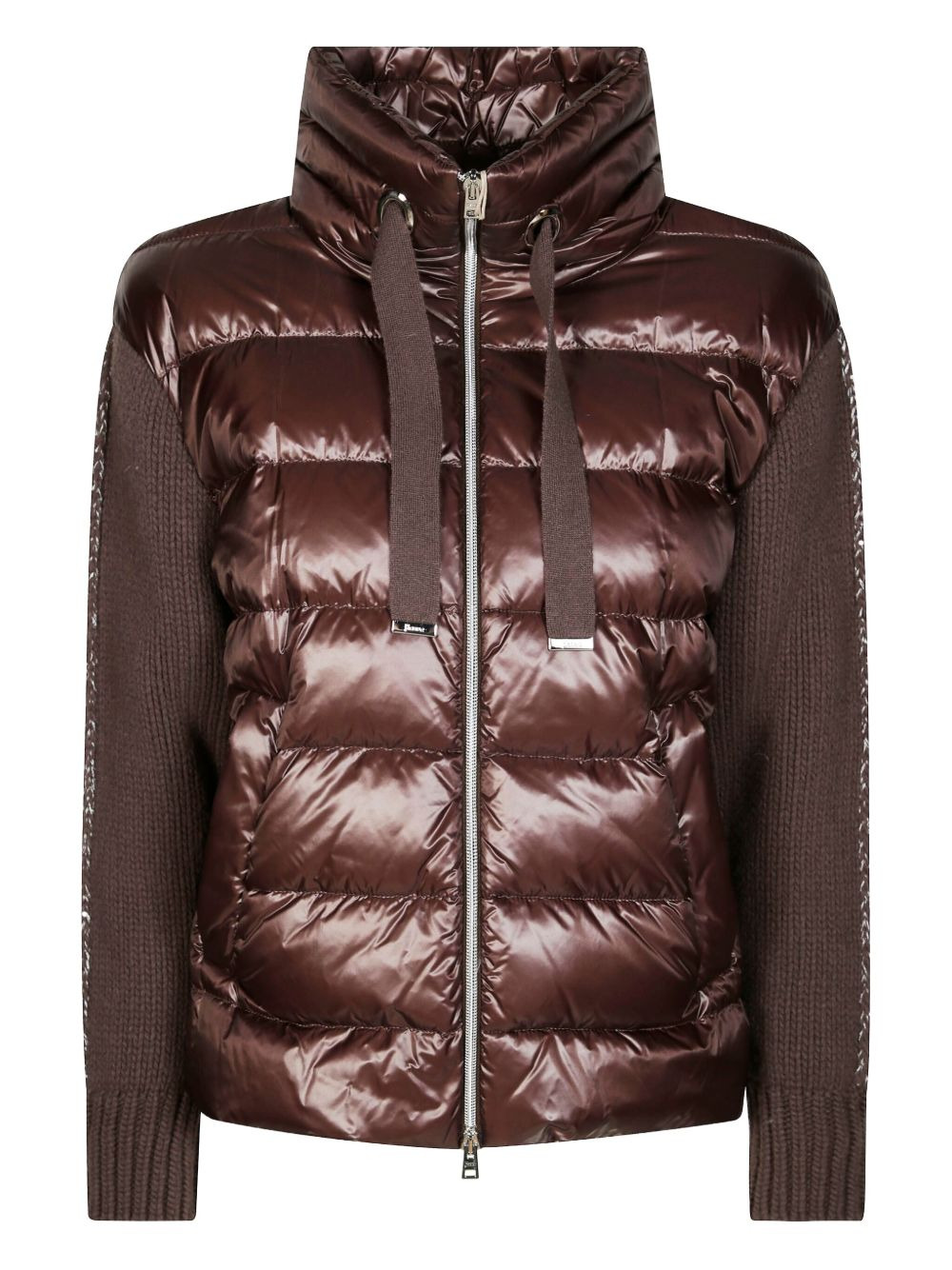 panelled padded jacket - 1