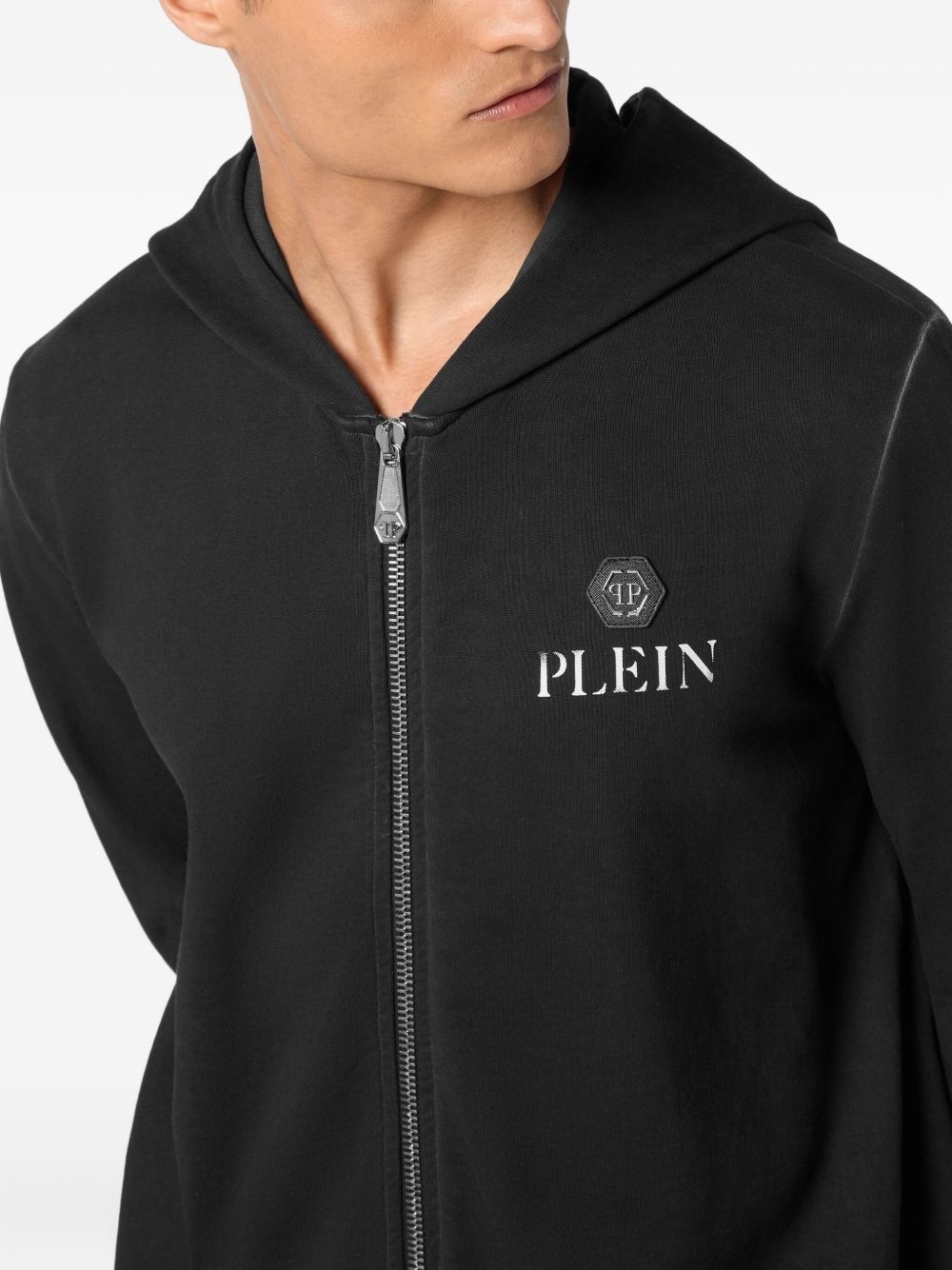 logo-patch hoodie - 4