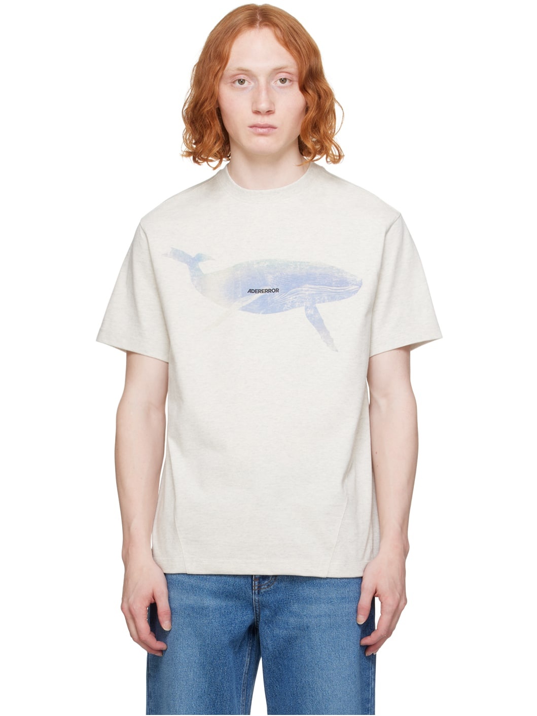 Beige Graphic T-Shirt - 1