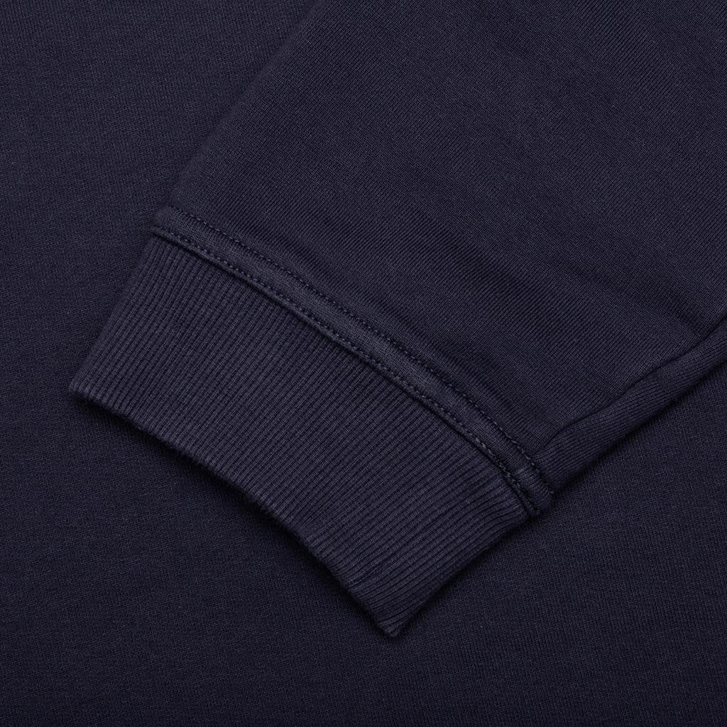 TONAL UPSIDE DOWN LOGO HOODIE - BLUE/TONAL EMBROIDERY - 4