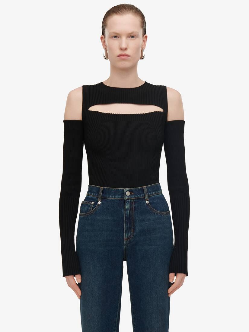 Women's Turn-up Boyfriend Jeans in Indigo - 5
