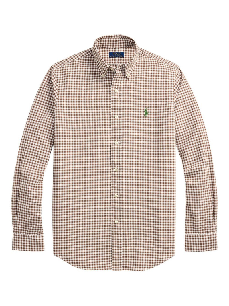 checked button-down shirt 1