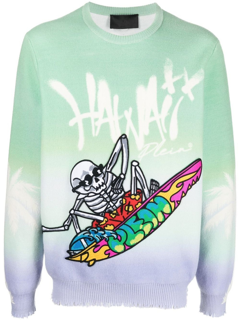 Hawaii graphic-print jumper 1