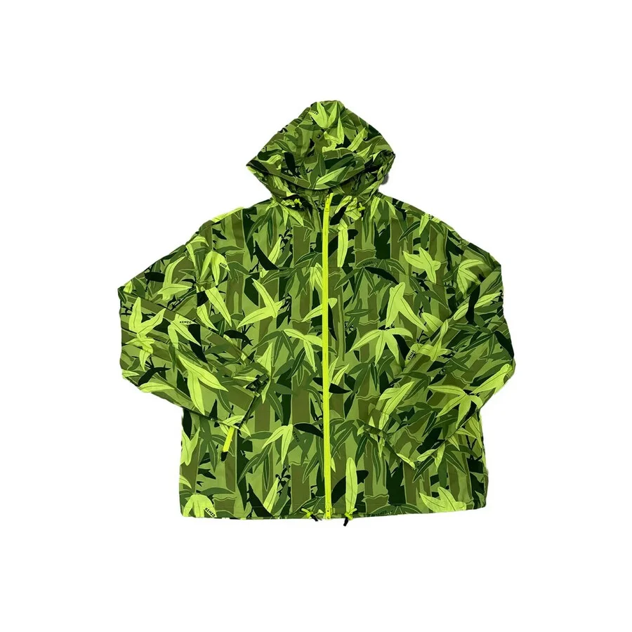 Kenzo Drawstring Hood Windbreaker Jacket - 1