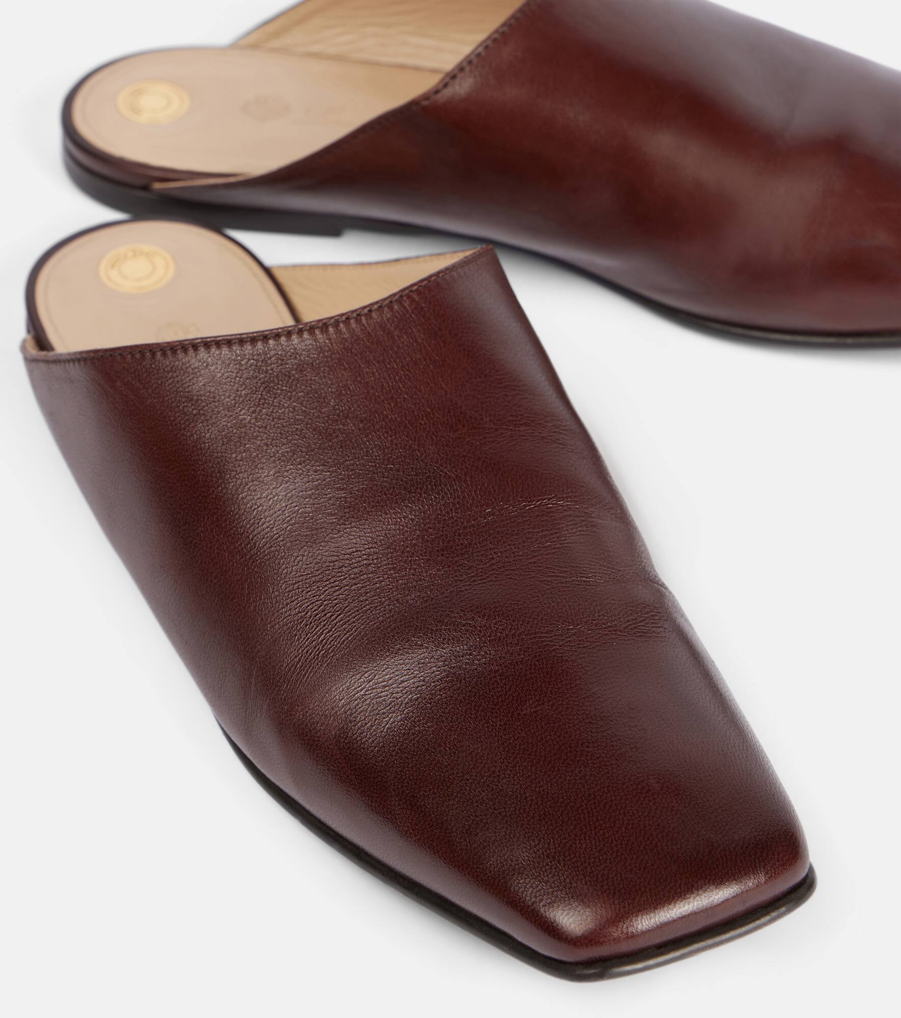Alba leather mules - 5