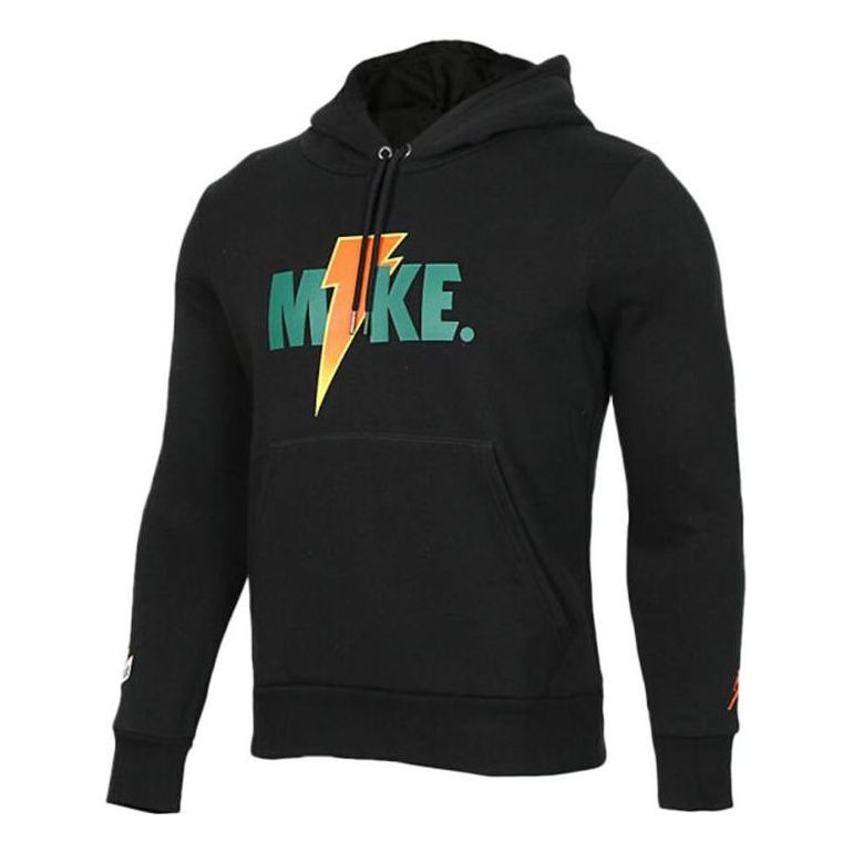 Air Jordan Mike graphic hoodie 'Black' AJ1174-010 - 1