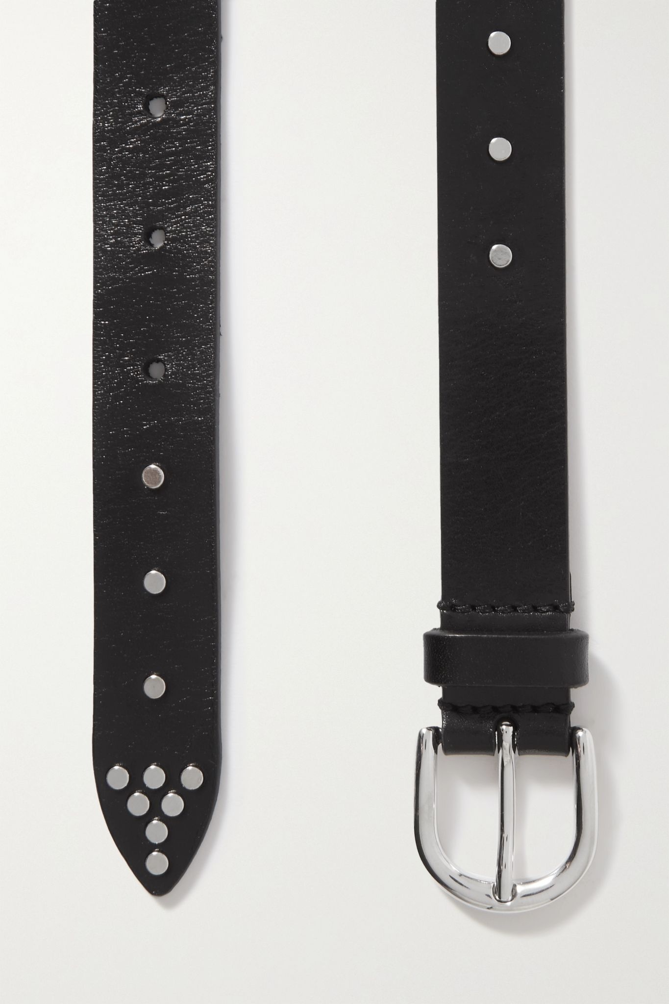 Zap studded leather belt  - 3