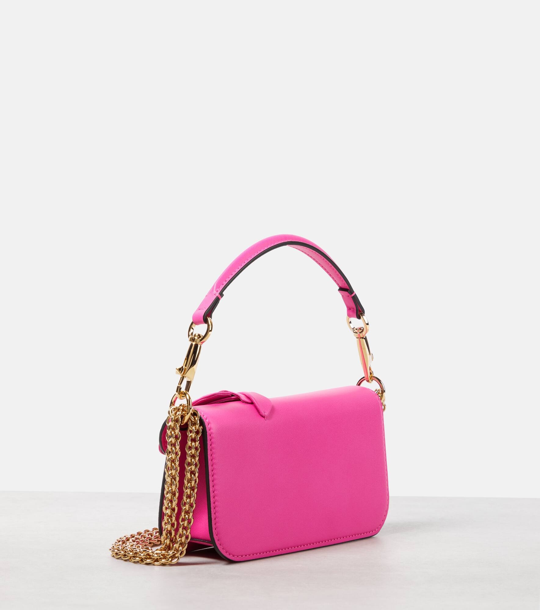 Locò Small appliqué leather shoulder bag - 4