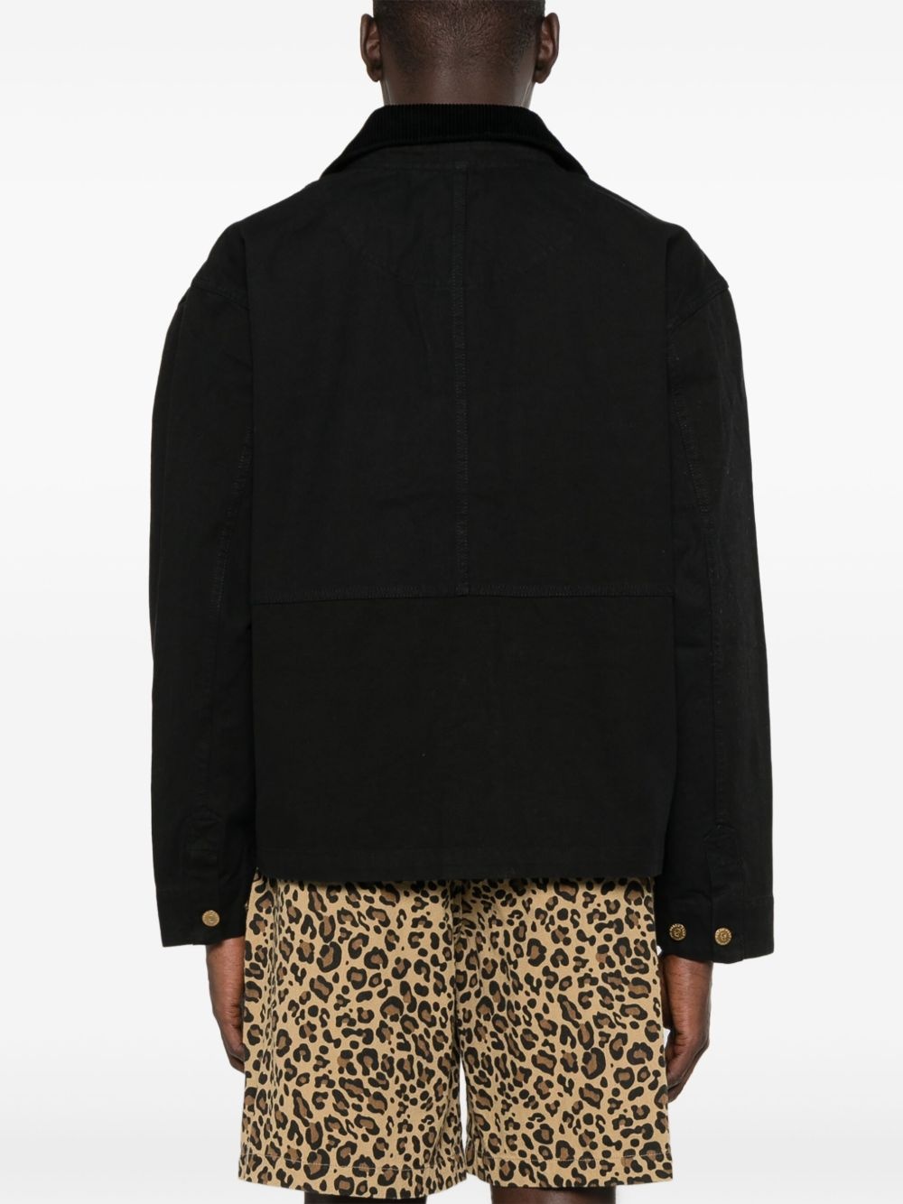 cropped chore jacket - 4
