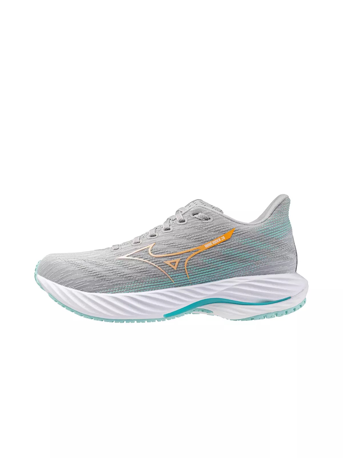 Wave Rider 28 "Harbor Mist/White" Women's Running Shoe - 2