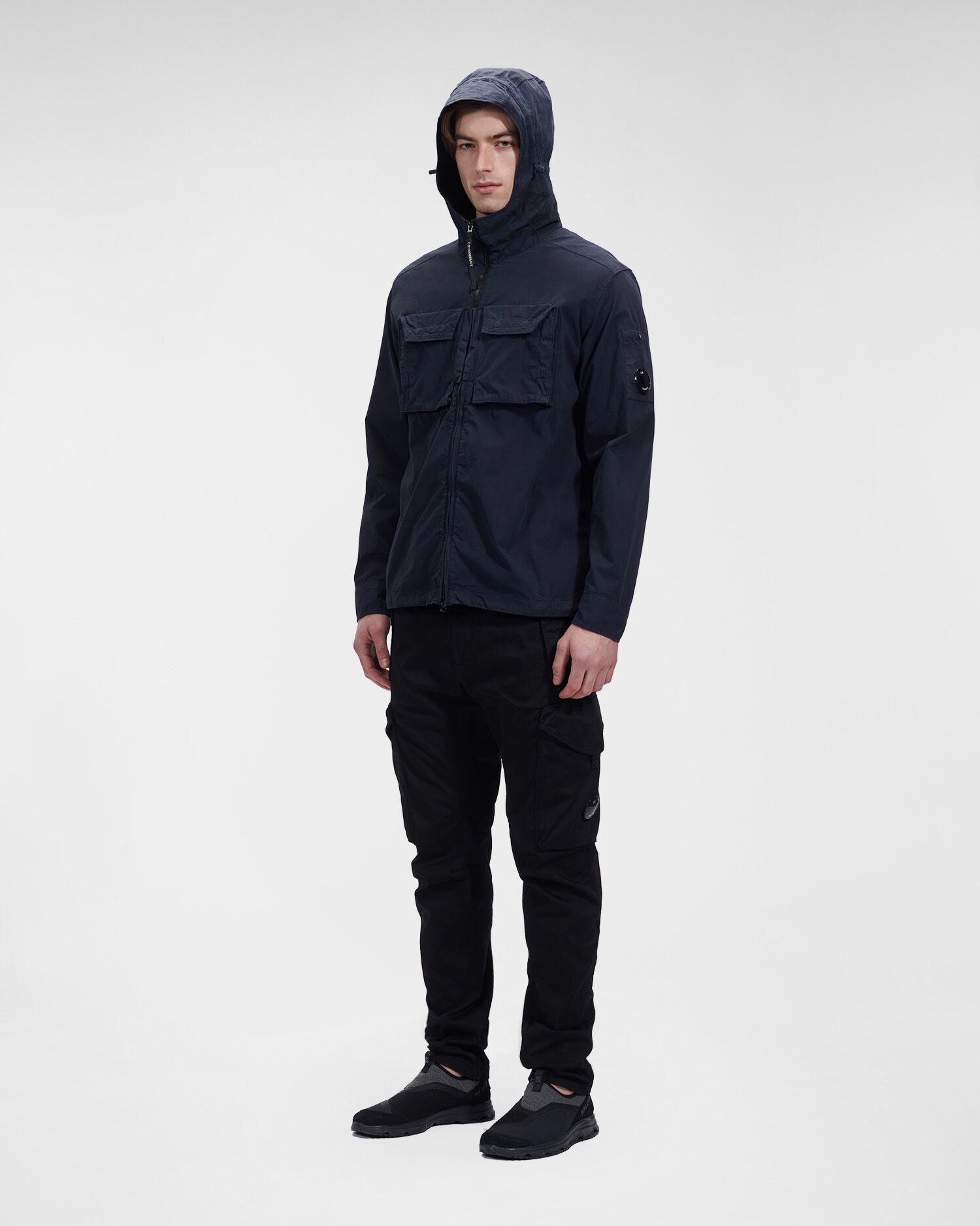 Heavy Popeline Emerized Hooded Shirt - 3
