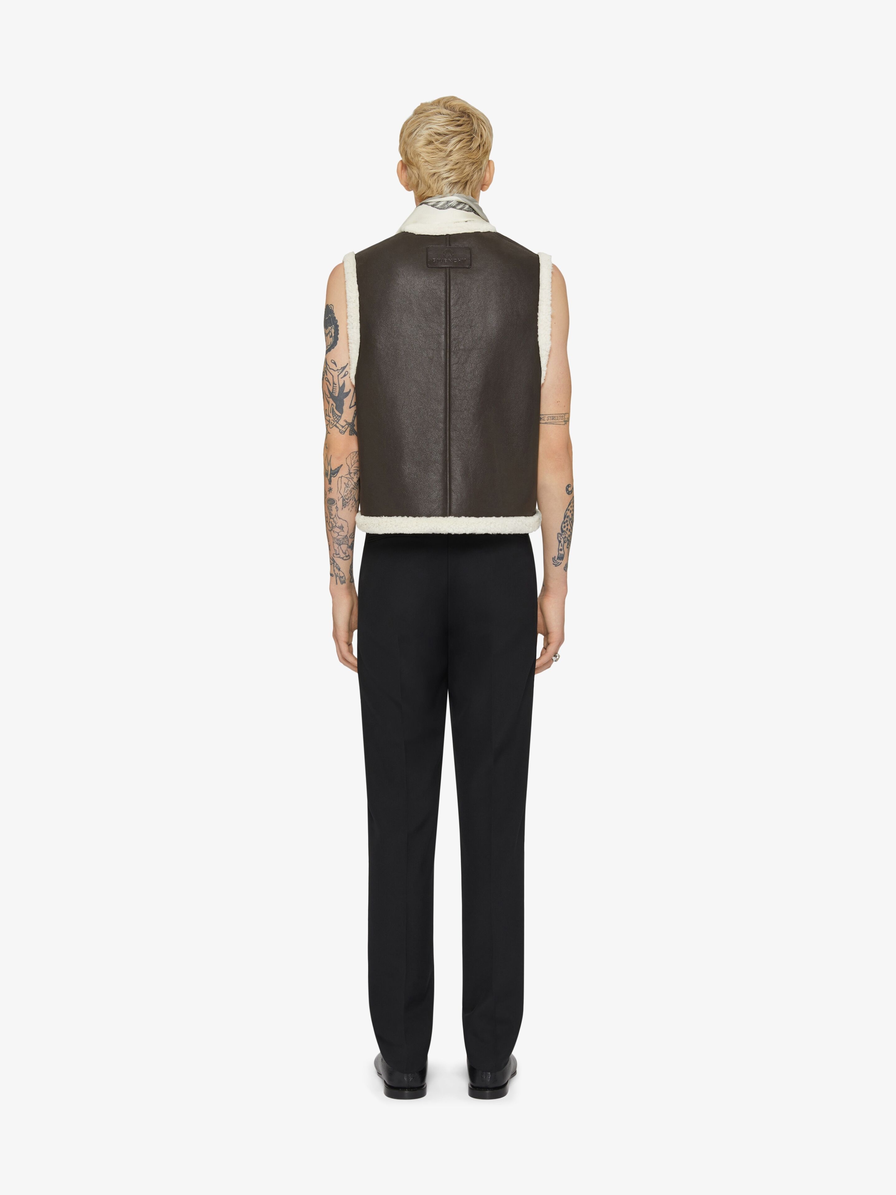 WAISTCOAT IN SHEARLING - 3
