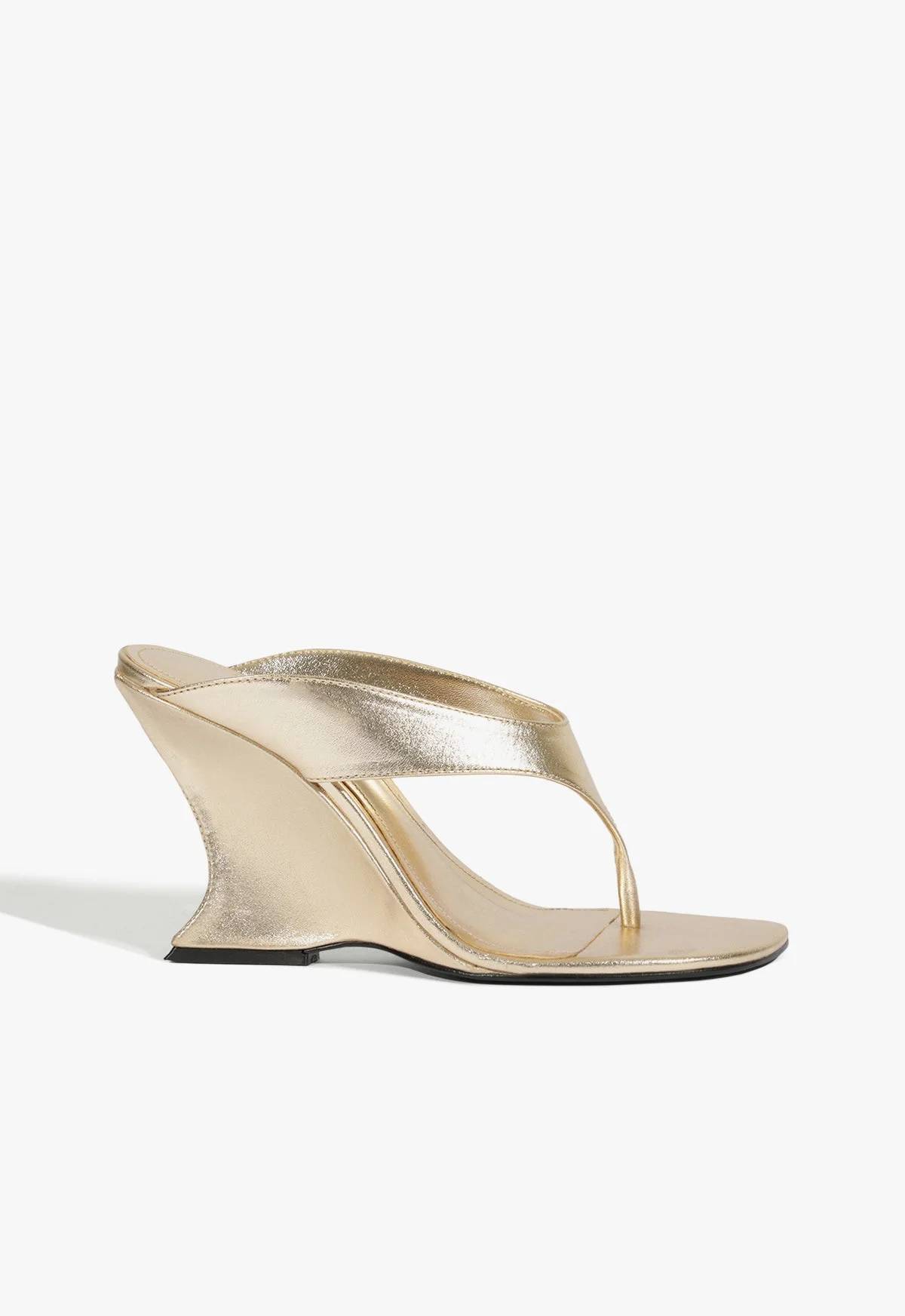 Maya Metallic Leather Sandal - 1