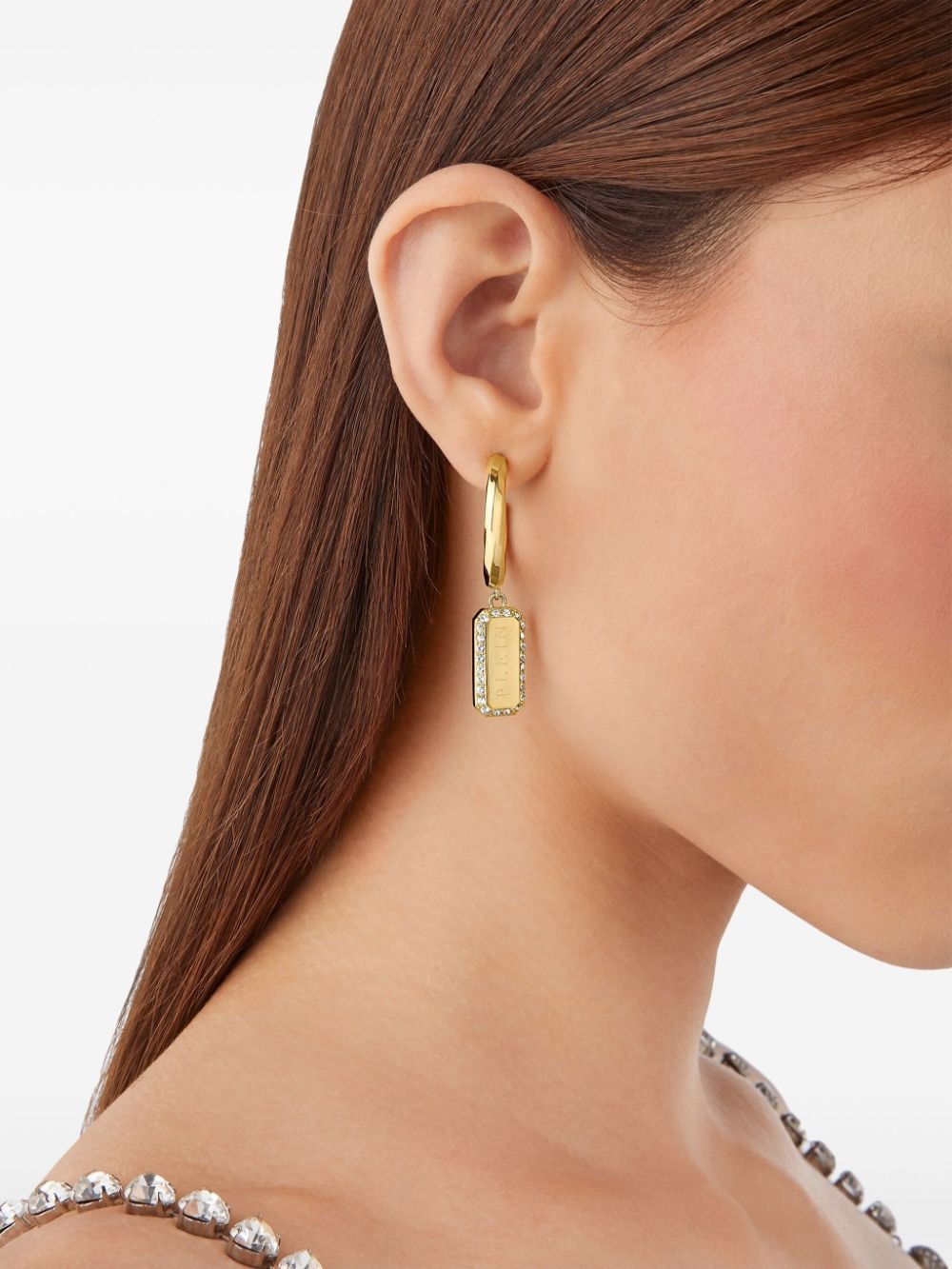 Crystal Tag earrings - 3