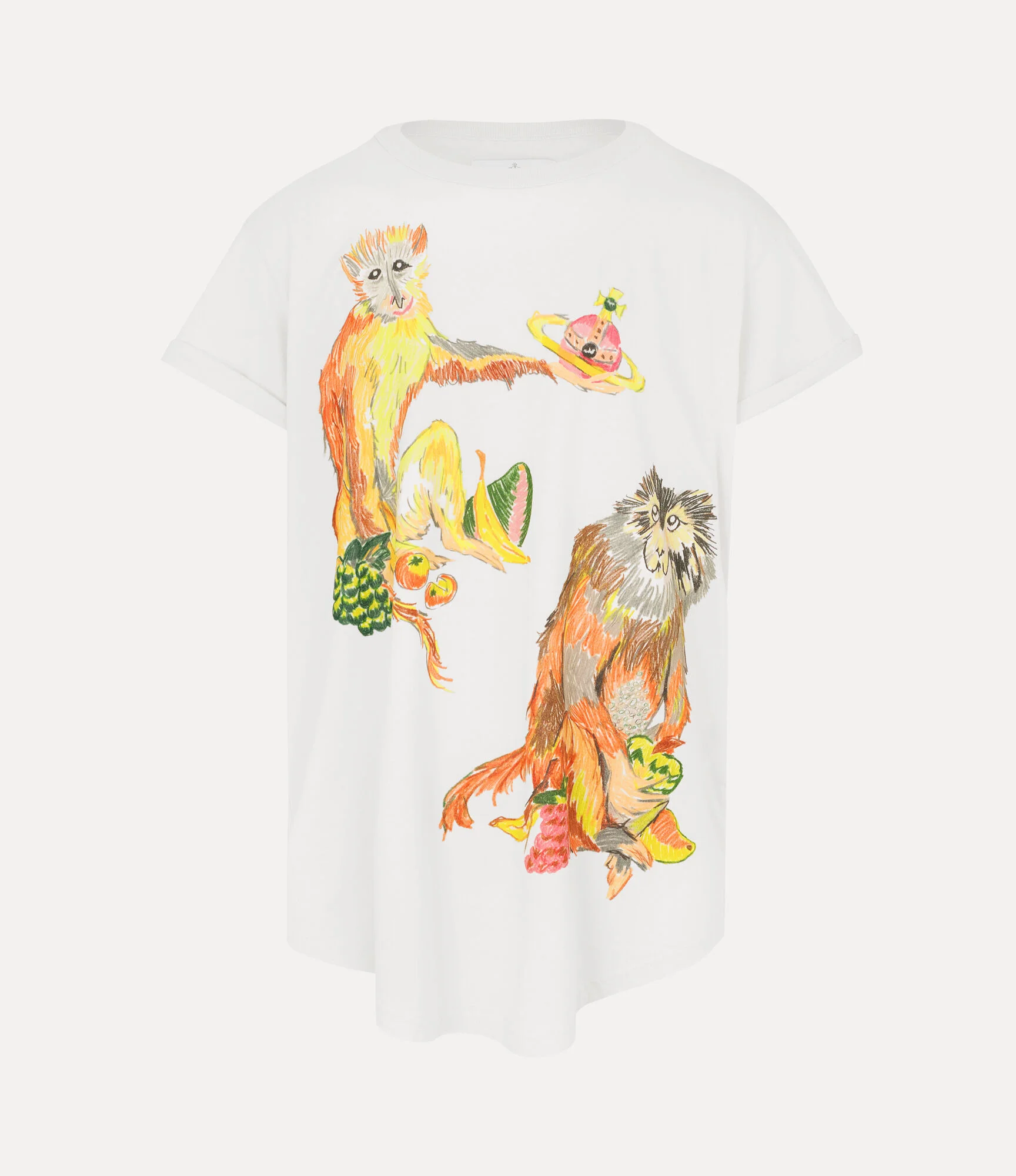 MONKEYS LONGLINE T-SHIRT - 1