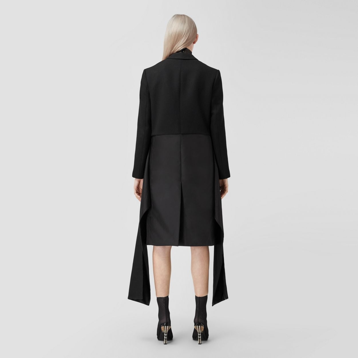 Wool Tailored Jacket with Detachable Warmer - 4