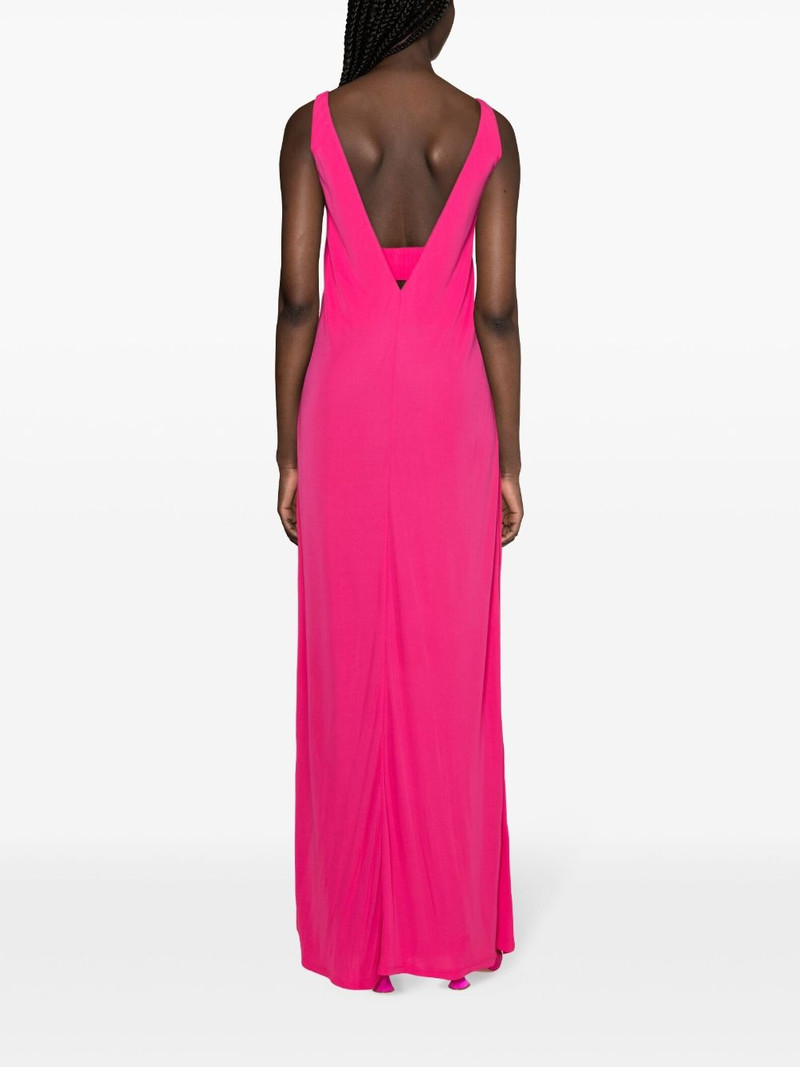 Cabreo V-neck maxi dress 4