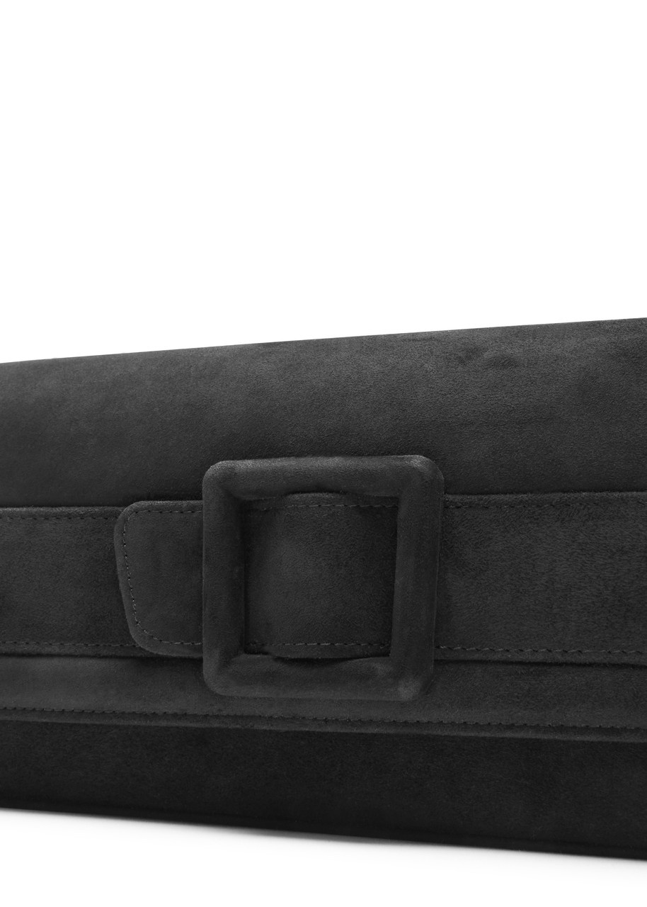 Manolo Blahnik Maygot Suede Clutch - 3