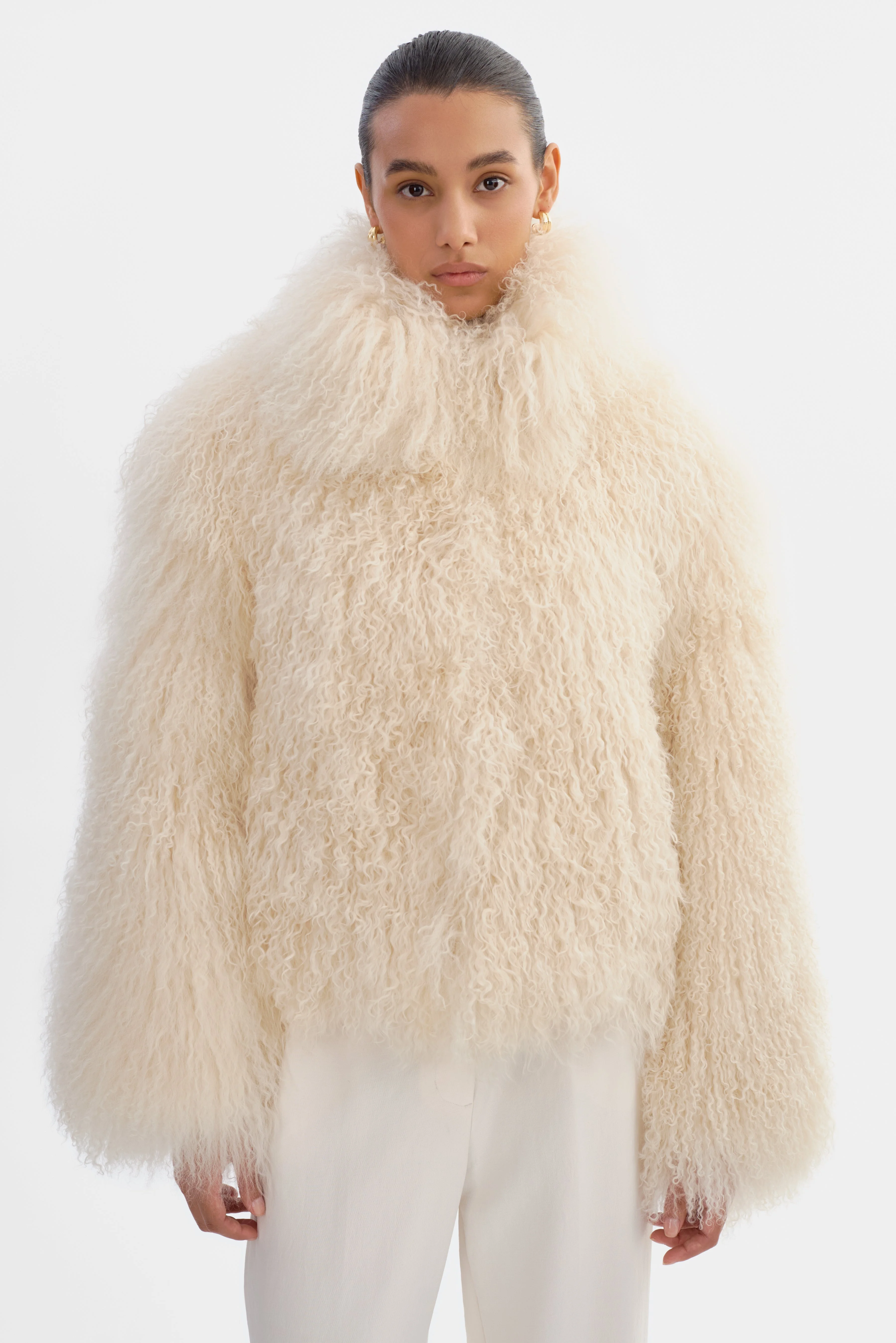 BIANCA | Mongolian Shearling Jacket - 1
