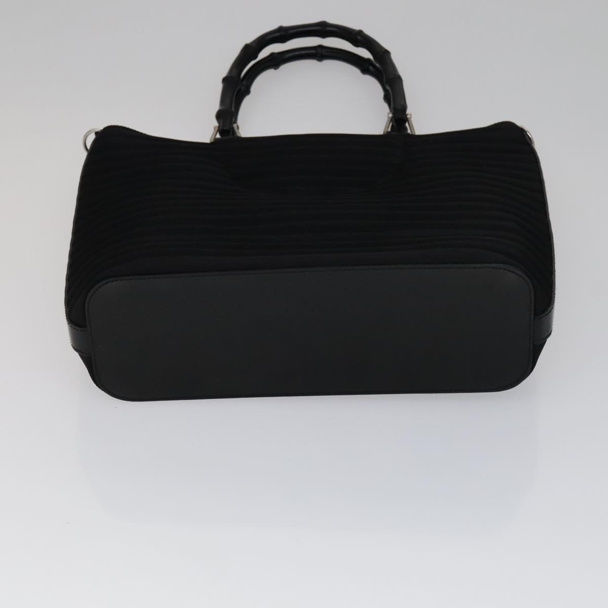 GUCCI Bamboo Hand Bag Nylon Black 000 1705 000 1705 - 5