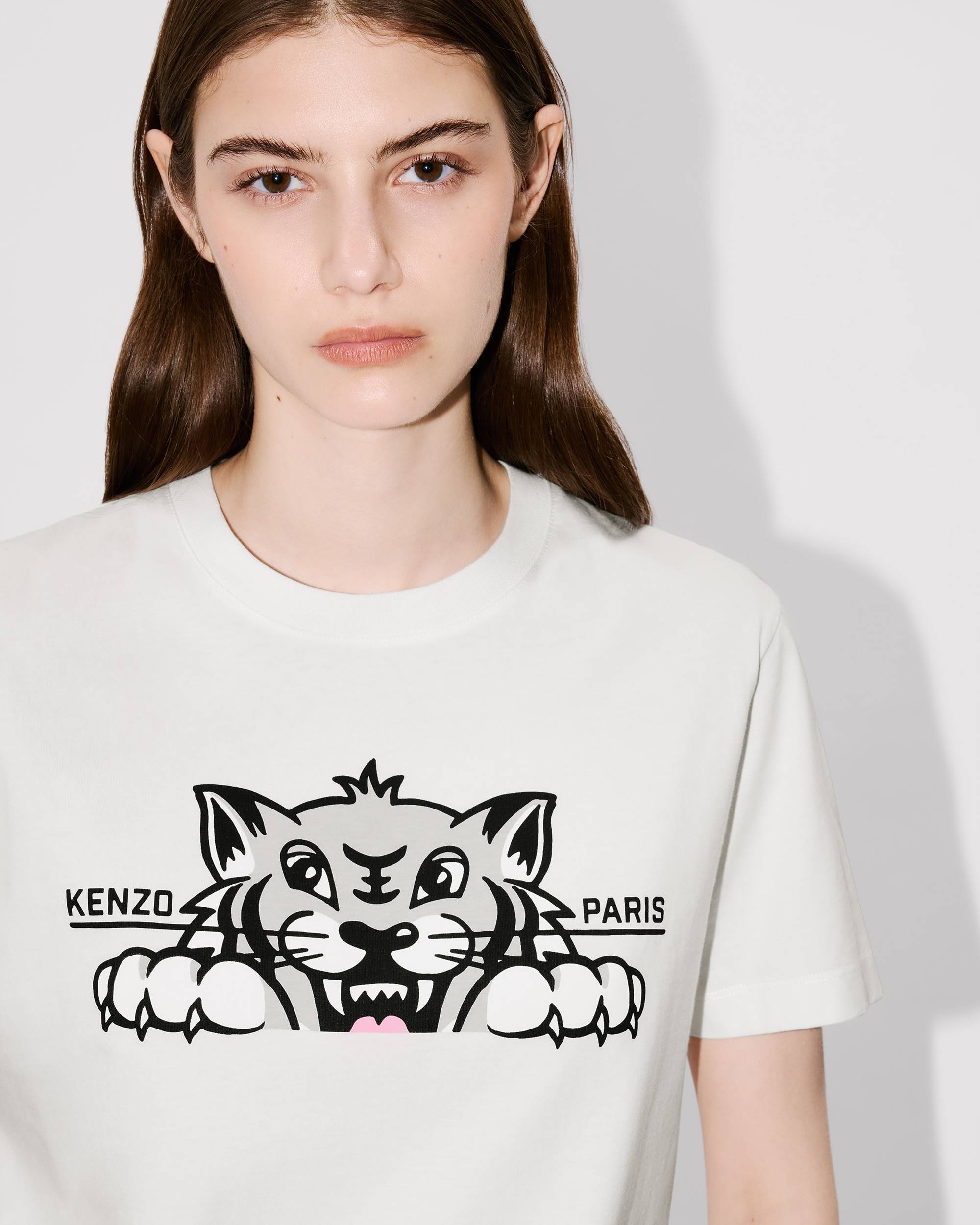 'KENZO Happy Tiger' loose T-shirt in cotton - 6