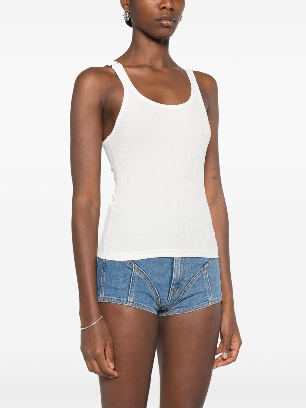 pierced tank top - 3