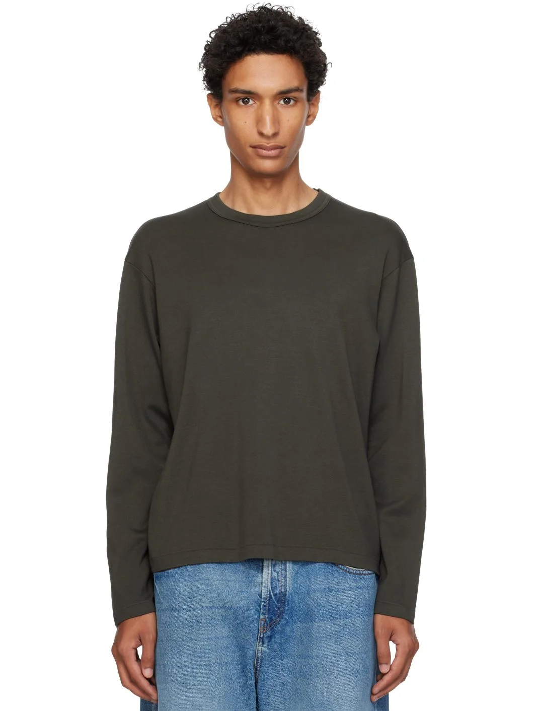 Green Pima Lock L/S T-shirt - 1