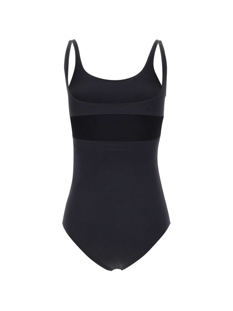 courrèges cut-out logo swimsuit outlook