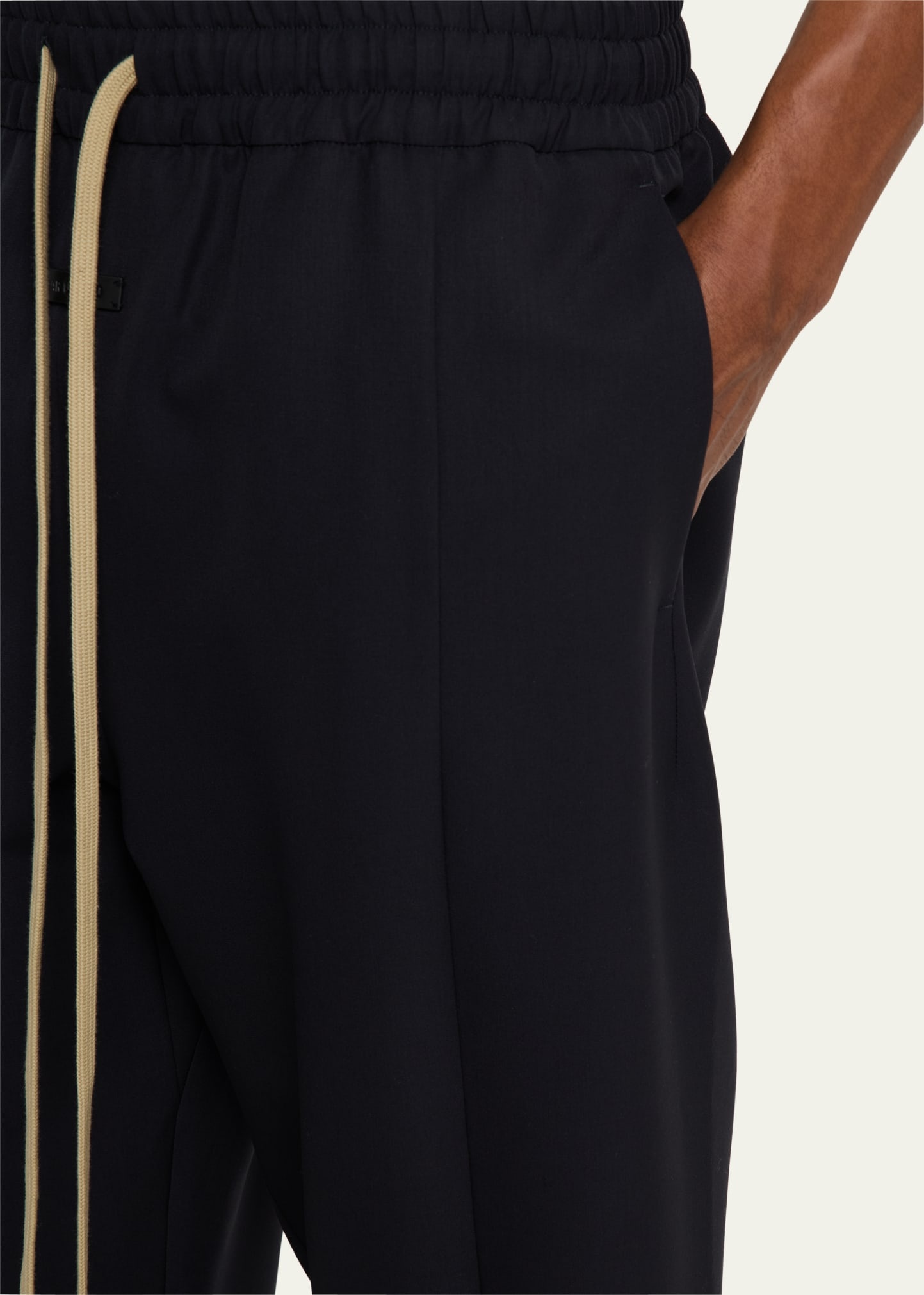 Men's Wool Center Seam Track Pants - 5