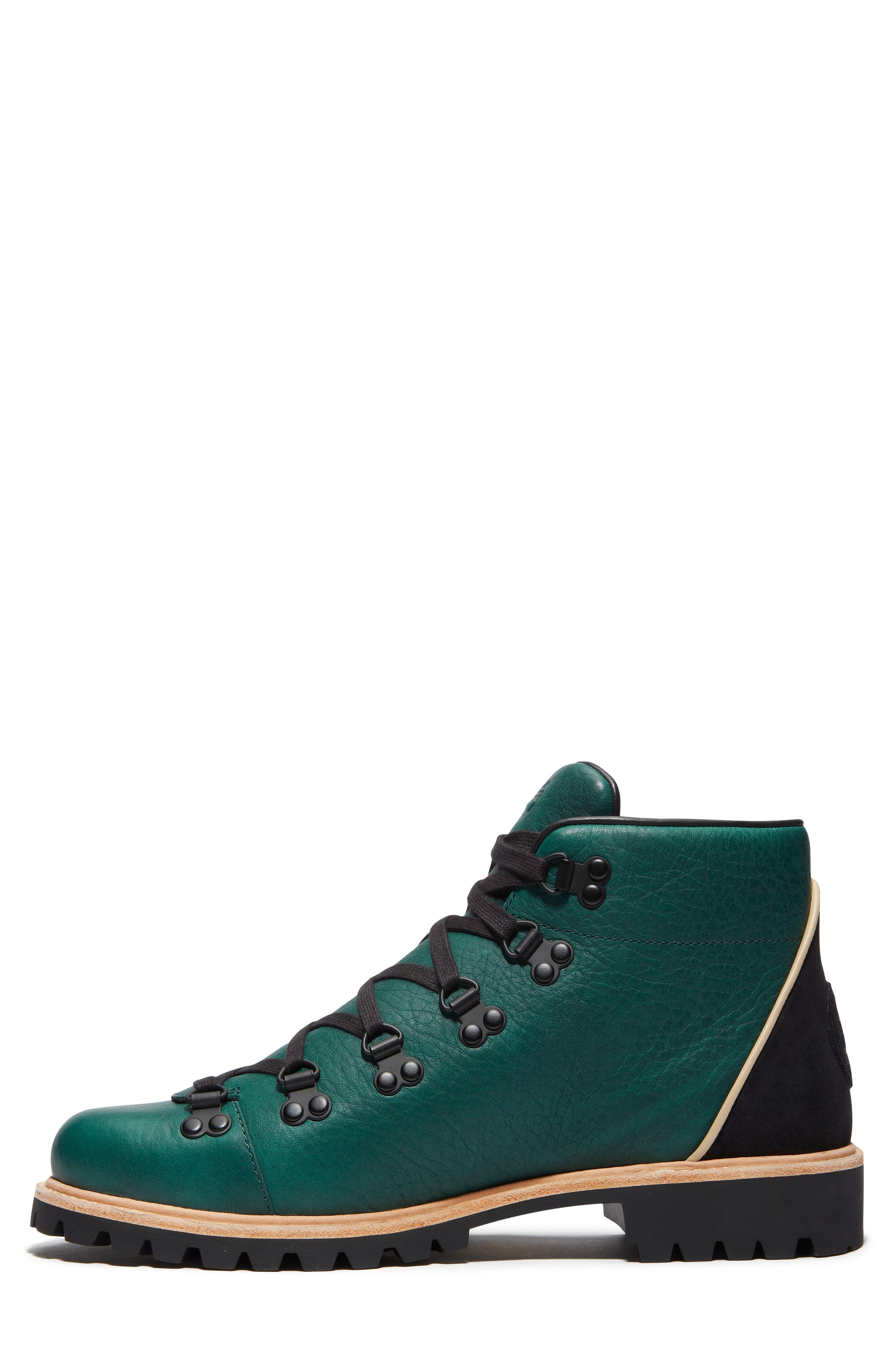 Timberland Authentic Hike Waterproof Mid Hiking Boot in Dark Green Full Grain at Nordstrom - 9